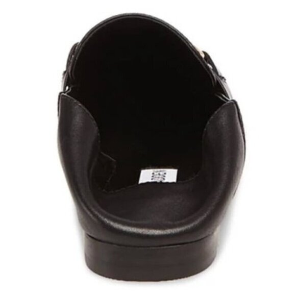 Steve Madden Black Kerin Leather Loafers - 7½, collapsible heel - Picture 12 of 16